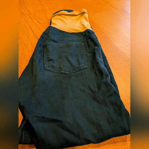 Dark teal Motherhood maternity pants - Picture 1 of 4